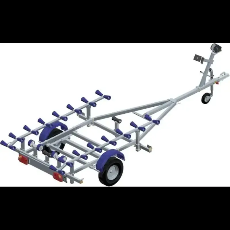 REMORQUE PORTE BATEAU SUN WAY GAMME PNEUMATIQUES SW345PN12