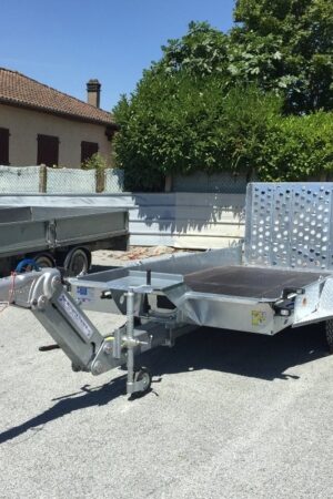 Porte-engin Ifor Williams GH126 Timon Réglable