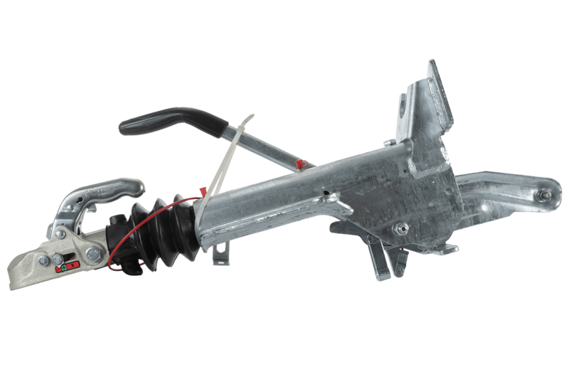 Dispositif de dépassement KNOTT KF27B avec attelage K27A pour remorque de 2700kg avec timon en V et support de roue de support – Image 5