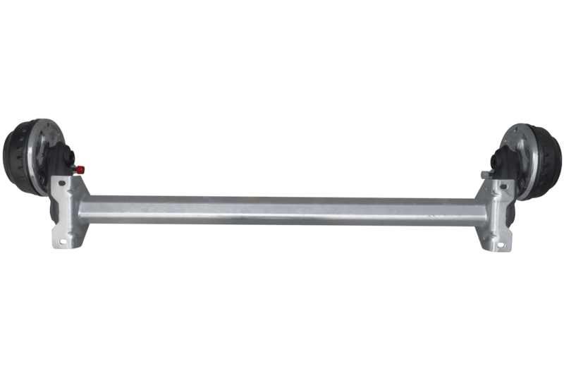 Essieu freiné AL-KO COMPACT pour remorque / dépanneuse 1000kg 1200mm 1570mm 4x100 – Image 4