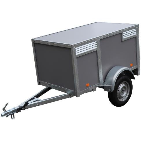 Remorque 2 chiens-gris BW Trailers