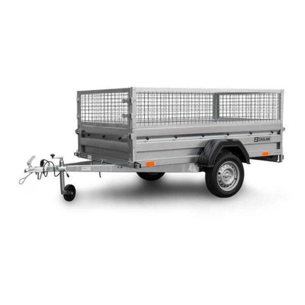 Remorque bagagère ZASLAW 235SU – 2,35 X 1,32 M GRILLAGÉE