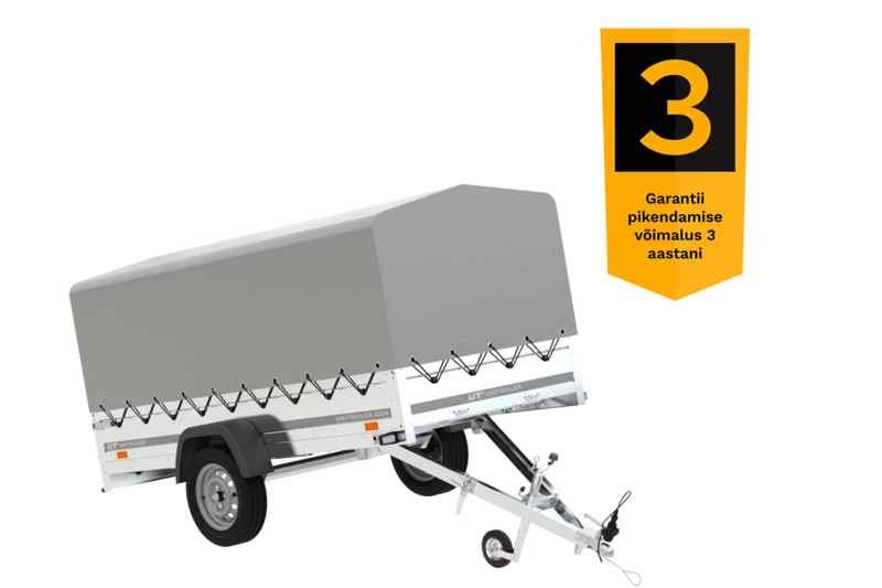 Remorque de jardin GARDEN TRAILER 264 KIPP avec arceau et bâche grise – Image 9