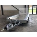 Vlemmix Remorque porte-engin 300x150 cm PTAC 2700 kg avec 2 rampes