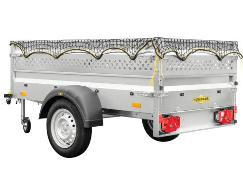Humbaur Remorque de projet Steely FR y compris rehausse pour tôle perforée filet et roue jockey 2050 x 1095 x 600 mm non freinée poids total autorisé 750 kg – Image 7
