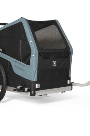 Burley Remorques Vélo pour Chiens - Bark Ranger XL - noir/turquoise mat