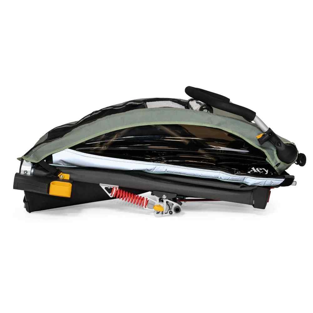 Burley Remorque Vélo - D' Lite X pour 1-2 Enfants - sage green/charcoal – Image 2