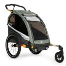 Burley Remorque pour Vélo - D'Lite X Single pour 1 Enfant - sage green/charcoal