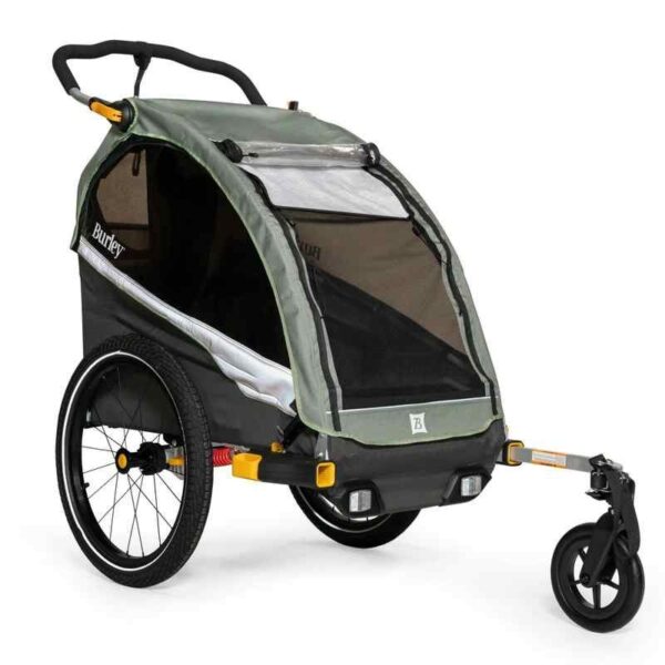 Burley Remorque pour Vélo - D'Lite X Single pour 1 Enfant - sage green/charcoal – Image 6