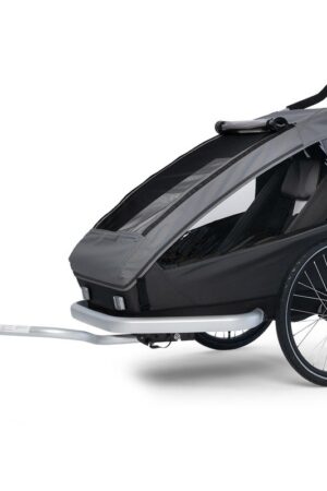 Croozer Remorque Vélo Enfants - Kid Keeke 1 - mountain grey