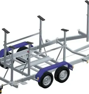 Remorque Porte Bateau Sun Way Gamme Voiliers à Gruter GD09V