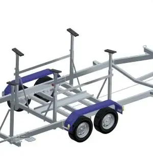 Remorque Porte Bateau Sun Way Gamme Voiliers à Gruter GD13V