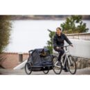Hamax Remorque Vélo pour Chiens - Pluto Large - bleu marine/noir