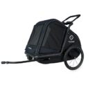 Hamax Remorque Vélo pour Chiens - Pluto Large - bleu marine/noir