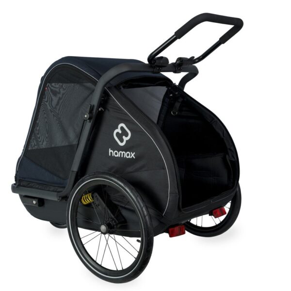 Hamax Remorque Vélo pour Chiens - Pluto Large - bleu marine/noir – Image 23