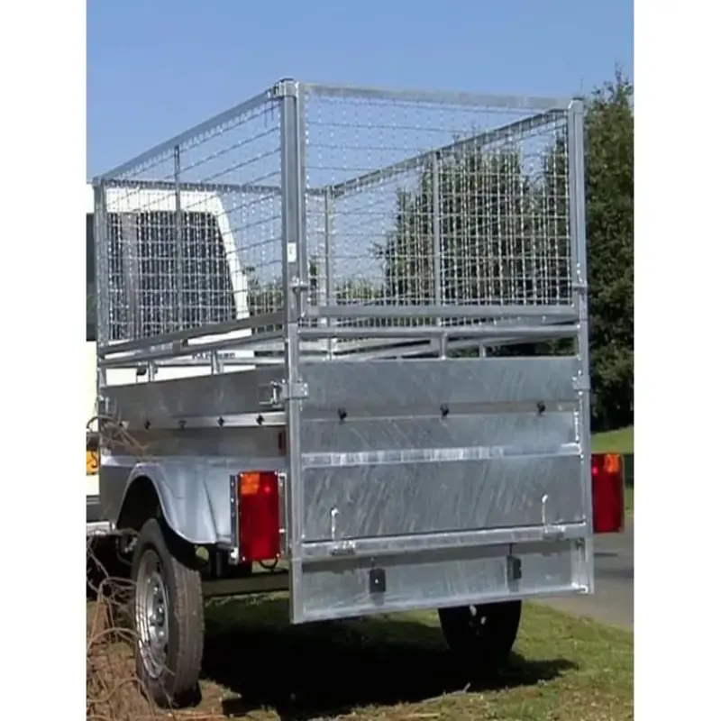 Rehausses Grillagées hauteur 60cm pour remorque Lider Robust 2m50