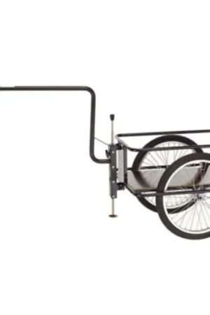 Remorque Der Roland 90L sur tige de selle avec béquille