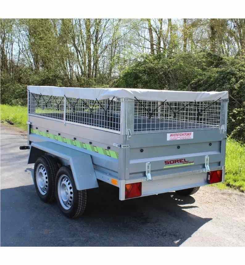 REMORQUE BAGAGÈRE RUSTIQUE R256 SOREL – Image 2