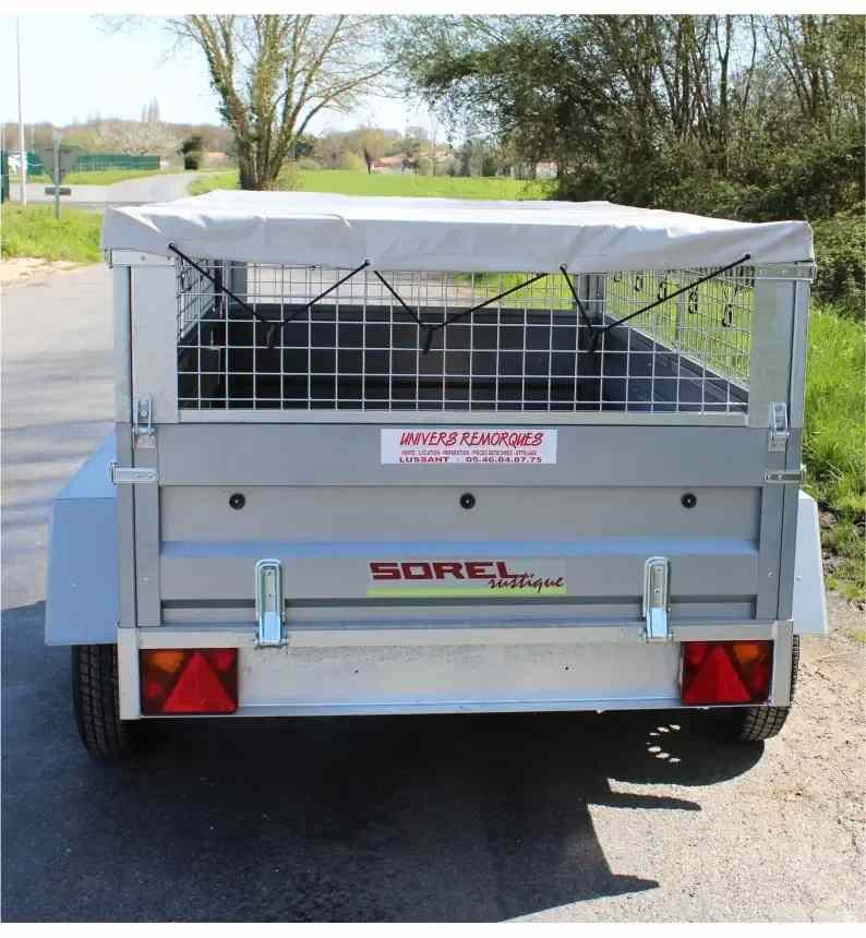 REMORQUE BAGAGÈRE RUSTIQUE R256 SOREL – Image 3