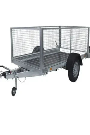 4 Rehausses de ridelles grillagées (H80 cm) pour remorque PJ306