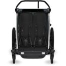Thule Remorque Vélo pour 2 Enfants - Chariot Cross 2 Double - dark slate