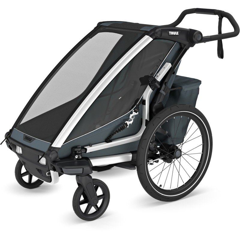 Thule Remorque Vélo pour 1 Enfants - Chariot Cross 2 Single - dark slate