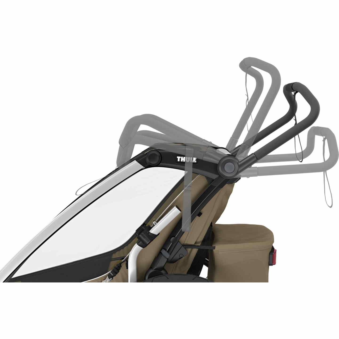 Thule Remorque Vélo pour 2 Enfants - Chariot Cross 2 Double - faded khaki – Image 8