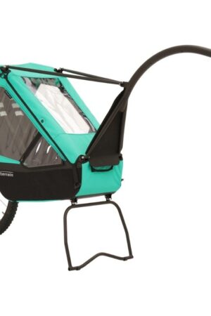 Tout Terrain Remorque pour Vélo pour 1 Enfant - Singletrailer II Sport - caribbean green